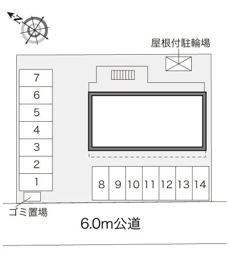 ★手数料０円★刈谷市高須町１丁目 月極駐車場